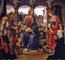 madonna with child and saints by Filippino Lippi